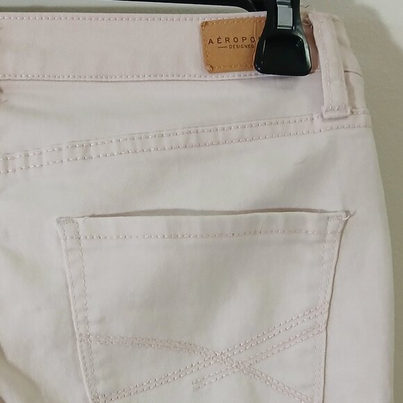 Aeropostale blush pink high waisted ankle jegging - 4 reg/normal - Picture 6 of 7